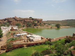 View from Badami Caves